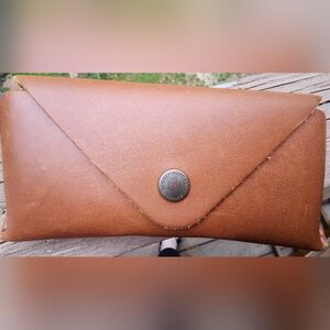 Portland Leather Goods Eyeglass Case Honey Leather